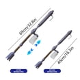 thumbnail image 3 of Aspiradora automática de sifón 4 en 1 Limpiador de grava para acuarios | Cambiador de agua, lavador de arena, bomba potente, varilla telescópica, encaja en acuarios de 16-33 pulgadas, ajustable, gris, 3 of 7