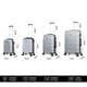thumbnail image 4 of Juego 4 Maletas De Viaje Rigidas Rumbo 6 Bolsas de Viaje gris, 4 of 9