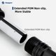thumbnail image 5 of Tubo de Extensión para Trípode Fotopro Fibra de Carbono 25 Pulgadas 3 Secciones Columna Central, 5 of 6