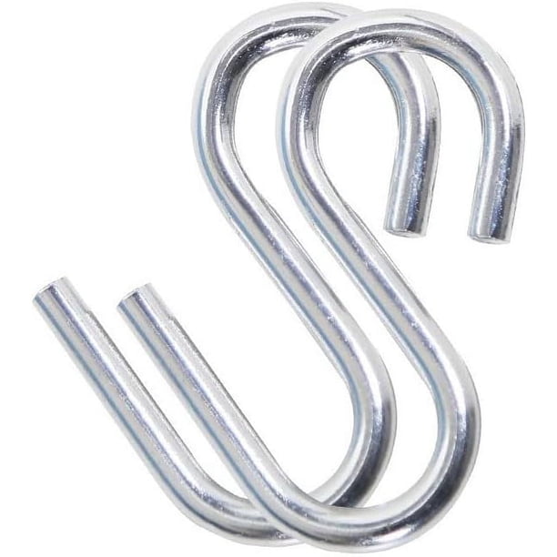 2 Ganchos S alta resistencia - para Columpios y Hamacas - Ultra Resistentes - Acero Galvanizado