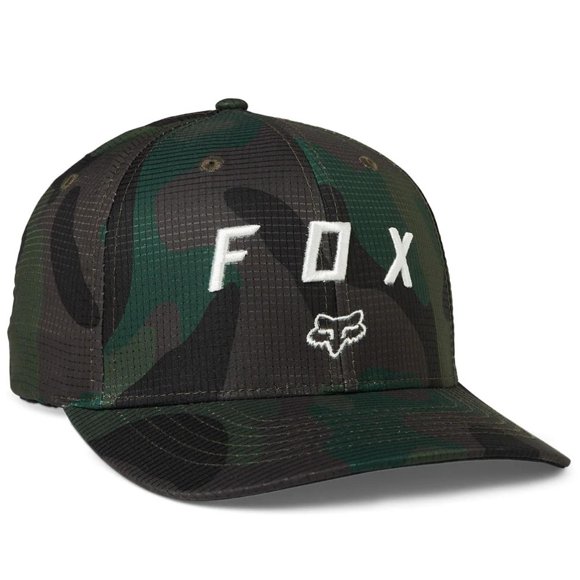 Gorra Fox VZNS Camo Flex UNISEX 30631-031 verde S/M