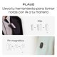thumbnail image 3 of Grabadora de Voz Plaud NotePin con AI 64GB 112 Idiomas Control App Silver, 3 of 7