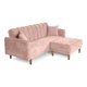 thumbnail image 3 of Sala Modular Sofá Cama Reversible de Lino Palo de Rosa Modelo Avocata, 3 of 6