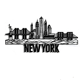 thumbnail image 1 of Cuadro Decorativo de Metal con Diseño NY Mediano, 1 of 4