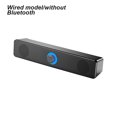 thumbnail image 1 of Sidaley Altavoz inalámbrico compatible con Bluetooth Barra de bocina doble Sonido Subwoofer Altavoz Barra de sonido Teatro TV PC de alto volumen Cables de audio/vídeo 350T, 1 of 6