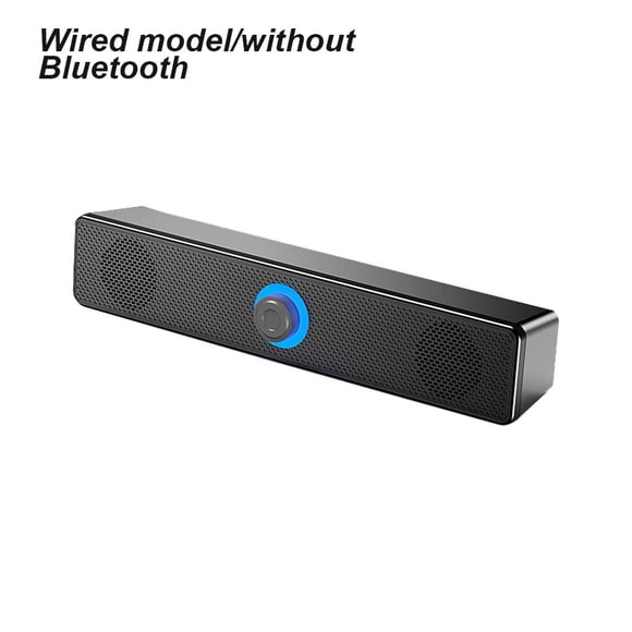 Sidaley Altavoz inalámbrico compatible con Bluetooth Barra de bocina doble Sonido Subwoofer Altavoz Barra de sonido Teatro TV PC de alto volumen Cables de audio/vídeo 350T