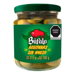 Aceitunas Búfalo sin hueso 215 g