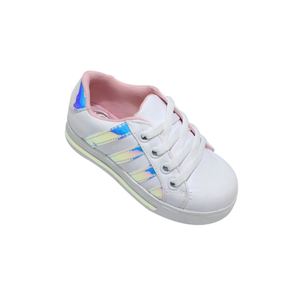 TENIS CASUALES LEON DAMA MUJER BLANCO POLIPIEL 4007