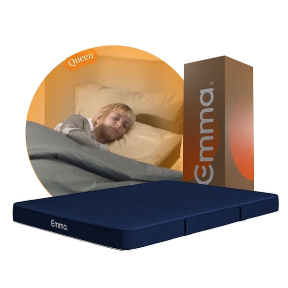 Colchón Emma Duo | Queen 150x190 cm - Espuma HRX con Firmeza personalizable - Colchón en caja - Tecnología Alemana
