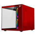 thumbnail image 2 of Gabinete XTREME PC GAMING Crystal Core Mini Torre 3 Fan ARGB 600W Rojo CDXT3700RD, 2 of 6