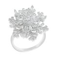 thumbnail image 1 of Qarigey Anillo de apertura para mujer, anillos de decoración de cobre, decoraciones de mano ajustables, joyería chapada para niñas y mujeres, joyería Ropa, zapatos y accesorios Miscelánea Plata Qarigey AP014632-01, 1 of 6