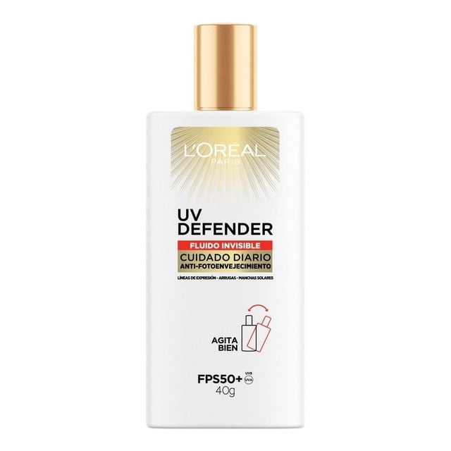 Protector Solar Diario FPS50+ Loreal Paris UV Defender Fluido Invisible 40 g