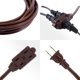 thumbnail image 4 of GE Designer - Extensión trenzada, 3 tiras, salidas de 2 dientes, enchufe plano, cable de alimentació, 4 of 6
