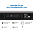 thumbnail image 2 of Barra De Sonido Teatro En Casa Inalámbrico Subwoofer Daewoo Modelo Stormbar Bluetooth Dw3282s 100w Rms Color Negro, 2 of 4