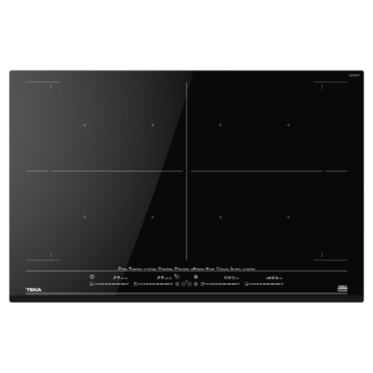 Parrilla Eléctrica Empotrable Teka IZF 88700 MST BK de 80 cm en Vitrocerámica Negra