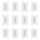 thumbnail image 1 of Placa Con 3 Contactos Lucek Flat Pack 12 BF08-B blanco, 1 of 4