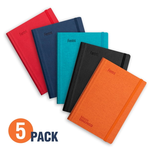 Libreta Agenda Ejecutiva Ferrini Blocco Dinamico 96h Ry 5 Pack
