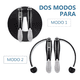 thumbnail image 2 of Cuerdas Para Saltar Ajustable, Con Contador, 2 Formas Gris/Negro, 2 of 6