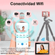 thumbnail image 2 of Camara digital VAK F3L 5k Selfie-cam aro luz wifi 64mp, 2 of 6