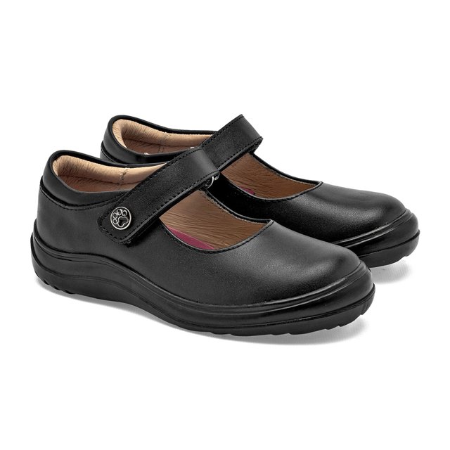 Hush Puppies Kids Zapato Escolar Para Niña Negro Cod146504-d