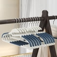 thumbnail image 1 of Tendedero Antideslizante Para Ropa, De Metal, Con Esquinas Reforzadas, Base Estable, Ideal Para Lavandera O Dormitorio. 1 Unidad. Color Negro., Ukhbmc | Blue, 1 of 8