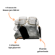 thumbnail image 4 of Set de 4 tarros mason jars con charola Good & Good HE-5811, 4 of 5
