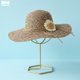 thumbnail image 2 of Sombrero de Playa de Ala Ancha para Mujer Margarita 42 cm cafe Unitalla, 2 of 6