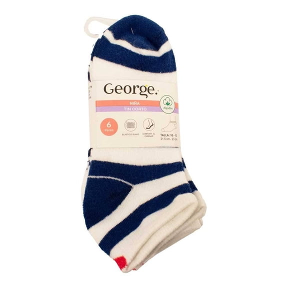 Tines George Talla 4-6 Multicolor 6 Pares