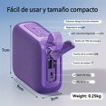 thumbnail image 4 of Bocina JYX, Altavoz Bluetooth Portátil, Altavoz para Exteriores Impermeable IPX5, Mini Altavoz Inalámbrico con Subwoofer de 10 W, 6-8H de Reproducción, altavoz para fiestas en casa, viajes, L3, 4 of 7
