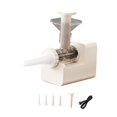 thumbnail image 4 of Máquina embutidora de salchichas eléctrica, embutidora de salchichas casera resistente, bricolaje Blanco, 4 of 9