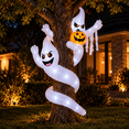 thumbnail image 2 of Inflable Halloween Fantasmas Espiral Calabaza 1.8m Luces Led, 2 of 9