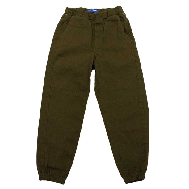 Jogger Simply Basic para Niño Gabardina Verde Militar Talla 4
