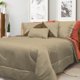 thumbnail image 5 of Set de Cama Spring Air Colors Kakhi/Crema King Size, 5 of 5