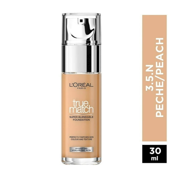 Base de maquillaje L'Oréal True Match 3.5n peche 30 ml