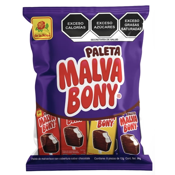 Paleta de malvavisco De la Rosa malvabony 96 g
