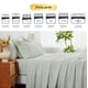 thumbnail image 5 of Kingrest 100% Algodón Juego de Sábanas de 4 Piezas para Cama King Size, Bolsillos Extra Profundos para 40cm, Ultra Suave y Transpirable, 5 of 9