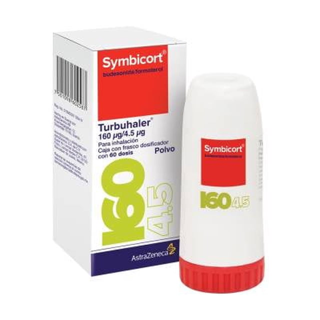 Symbicort Turbuhaler polvo 160 µg/4.5 µg 60 dosis