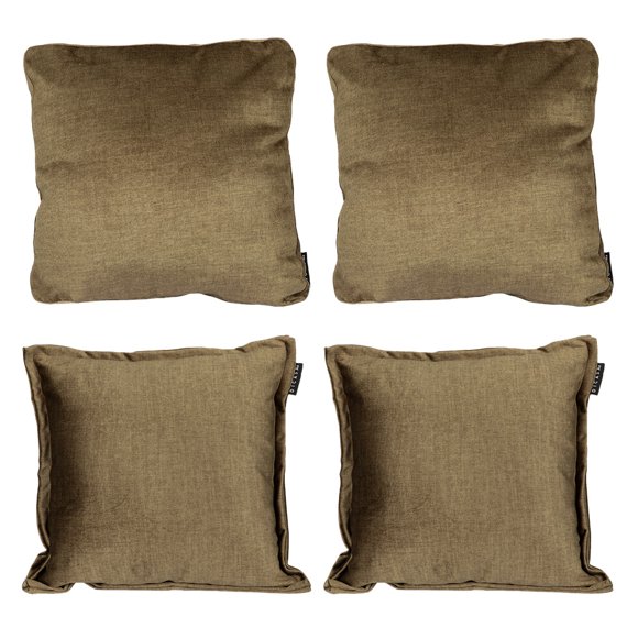 Set de 4 Cojines Kappa ZIta (2 Cuadrados + 2 Cuadrados Grandes) Verde Olive