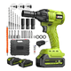 thumbnail image 1 of Llave Sin Escobillas 1/2'' Pistola Impacto Industrial Con 2 Baterías, Belug,  Verde, 1 of 4