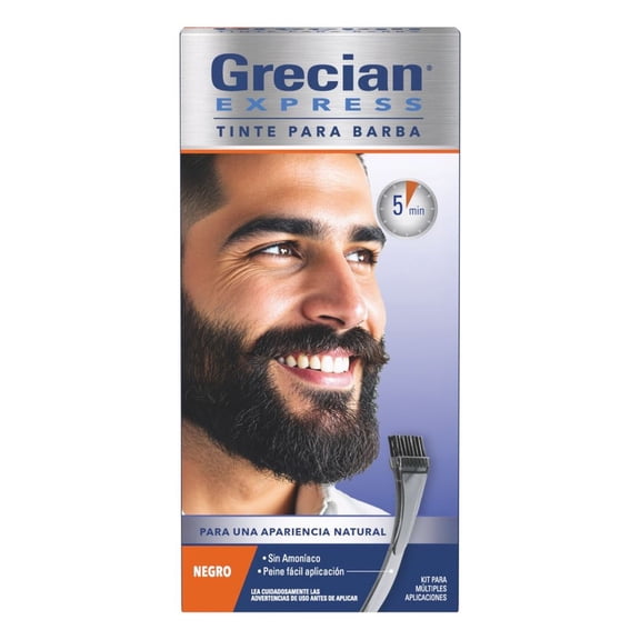 Tinte para Barba Grecian Express Negro