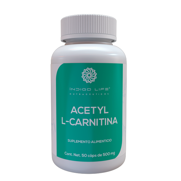 Acetyl L-Carnitina 50 Capsulas Veganas de 500 mg