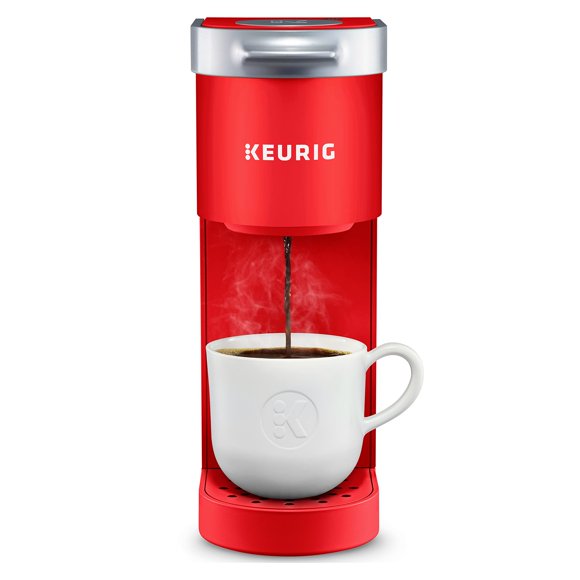 Cafetera Keurig K-Mini de Una Sola Taza con Cápsulas K-Cup, Rojo Amapola