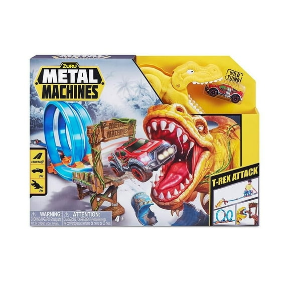 Set de Vehículos de Juguete Metal Machines de autos T-REX