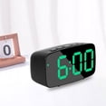 thumbnail image 3 of Reloj Despertador LED uperficie de Espejo, Modo de Repetición, Escritorio Moderno, Pantal de Brillo de 2 Niveles, Reloj para Dormitorio, , Sunnimix Reloj digital, 3 of 7