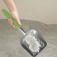 thumbnail image 3 of Apmemiss Clearance Cat Litter Scoop, Sturdy Litter Cleaner Corner Shovel, Stainless Steel Mesh Litter Shovel, Easy to Clean Reptile Terrarium Sand Waste, Beach Shovel, 3 of 5