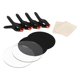 thumbnail image 1 of Kit de limpieza para el cuidado de tarjetas, accesorios para herramientas de reparación de tarjetas de colección, kit para aplanar tarjetas deportivas, 1 of 9