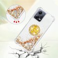 thumbnail image 3 of Funda para Xiaomi POCO X5 5G con Brillo Líquido Flotante, Purpurina, Parachoques y Anillo Giratorio Soporte, 3 of 5