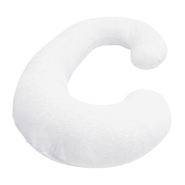Funda Almohada Maternidad Betty Dain 60x25 C-Shape Blanca