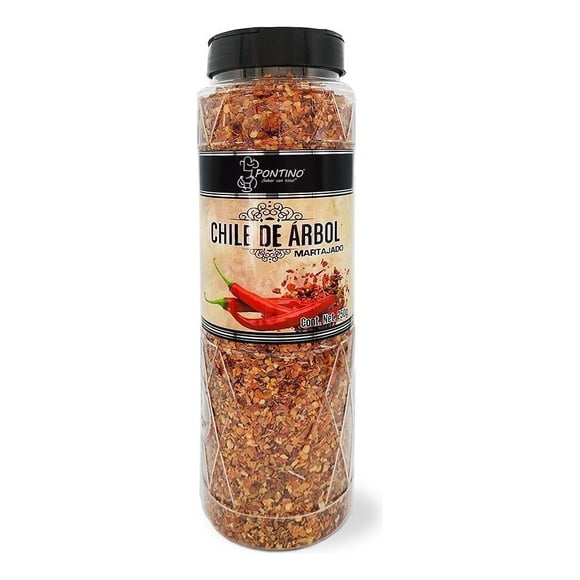 Pontino Chile De Árbol Martajado, 250 G