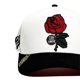 thumbnail image 4 of VAGO Style COMO LA FLOR Gorra Artesanal Blanca Visera Curva, 4 of 5